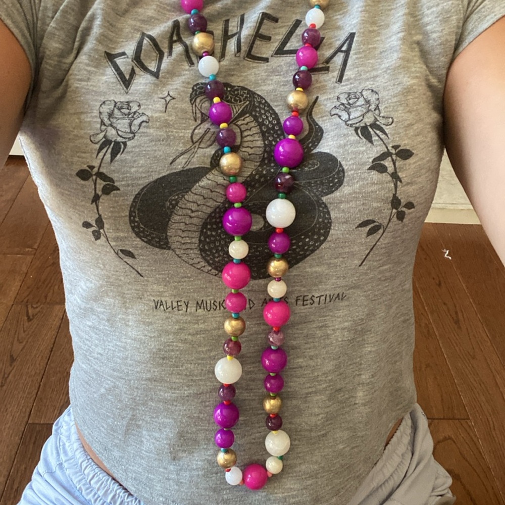 Colorful Beaded Kids Necklace Set